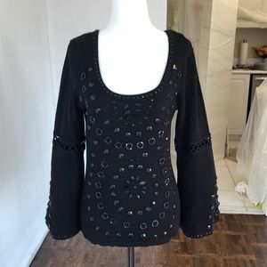 Berek Black low cut top. $34